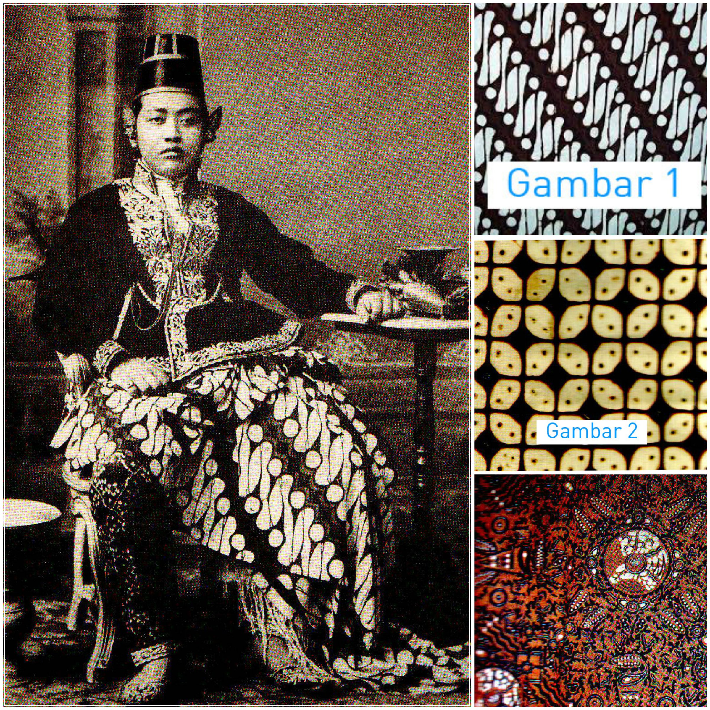 Perajin mengenakan kain batik dengan motif penuh makna filosofis